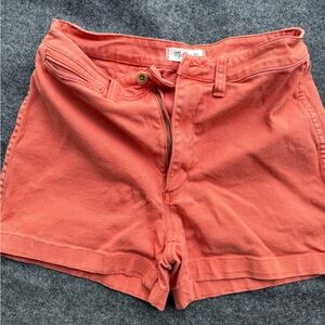 Peach Madewell Shorts